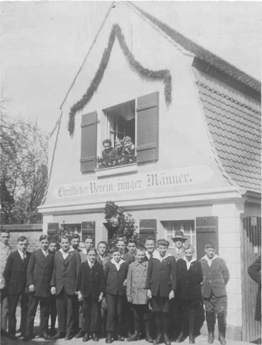 Endlich! Ein Haus mit Garten in der Jahnstraße machte 1925 der Raumnot des CVJM ein Ende, bis 1938 die Enteignung drohte.